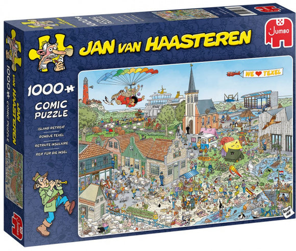 Jan Van Haasteren 1000pc Jigsaw Puzzle Island Retreat
