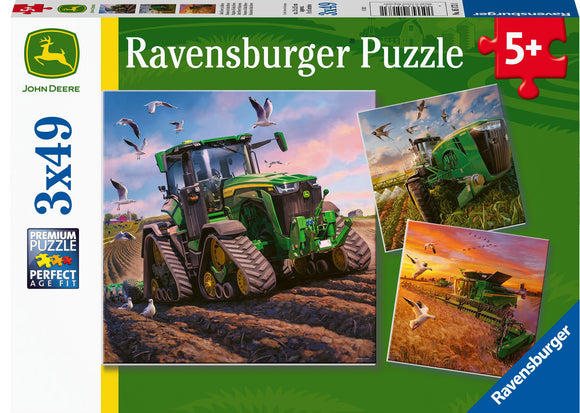Ravensburger 3x49pc Jigsaw Puzzle Seasons of John Deere