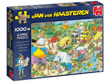 Jan Van Haasteren 1000pc Jigsaw Puzzle Camping in the Forest