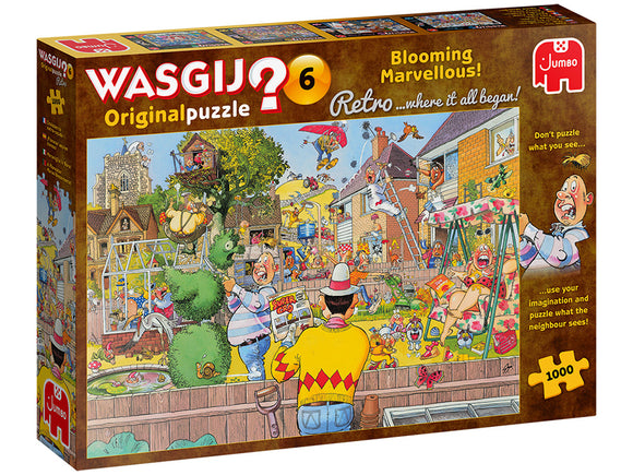 Wasgij? 1000pc Jigsaw Puzzle Retro Original #6 Blooming Marvelous