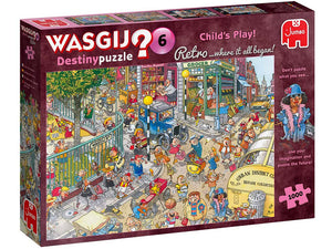 Wasgij? 1000pc Jigsaw Puzzle Retro Destiny #6 Childs Play