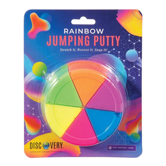 Discovery Zone Rainbow Jumping Putty 6 Colours