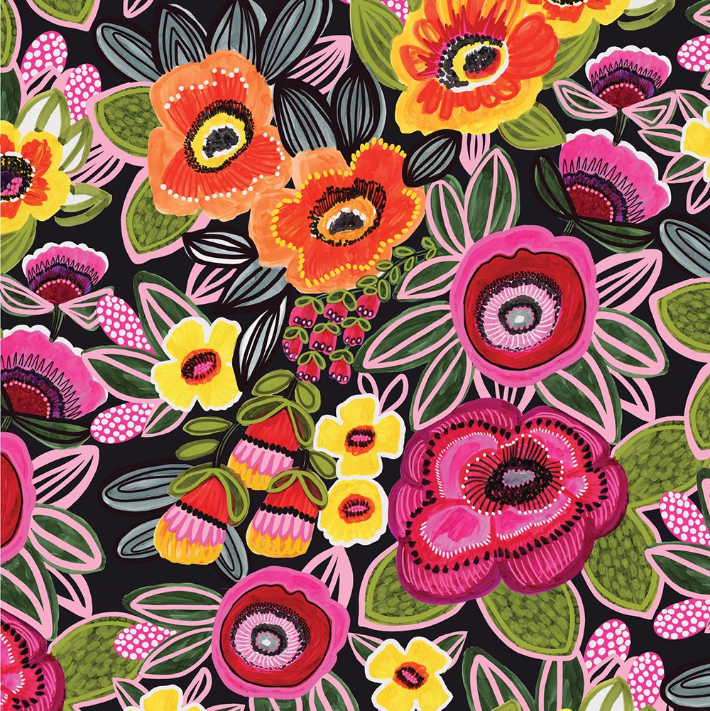 Kirsten Katz Greeting Card Peony Latino