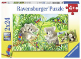 Ravensburger 2x24pc Jigsaw Puzzle Sweet Koalas And Pandas