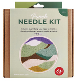 IS Gift Punch Needle Kit Abstract Landscapes