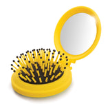 IS Gift Compact Hair Brush With Mirror Bees