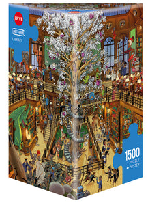 Heye Triangular 1500pc Jigsaw Puzzle Library