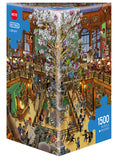 Heye Triangular 1500pc Jigsaw Puzzle Library