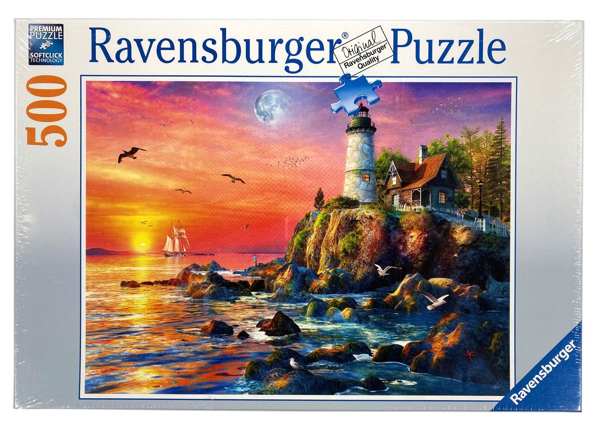 Ravensburger 500pc Jigsaw Puzzle Lighthouse At Sunset