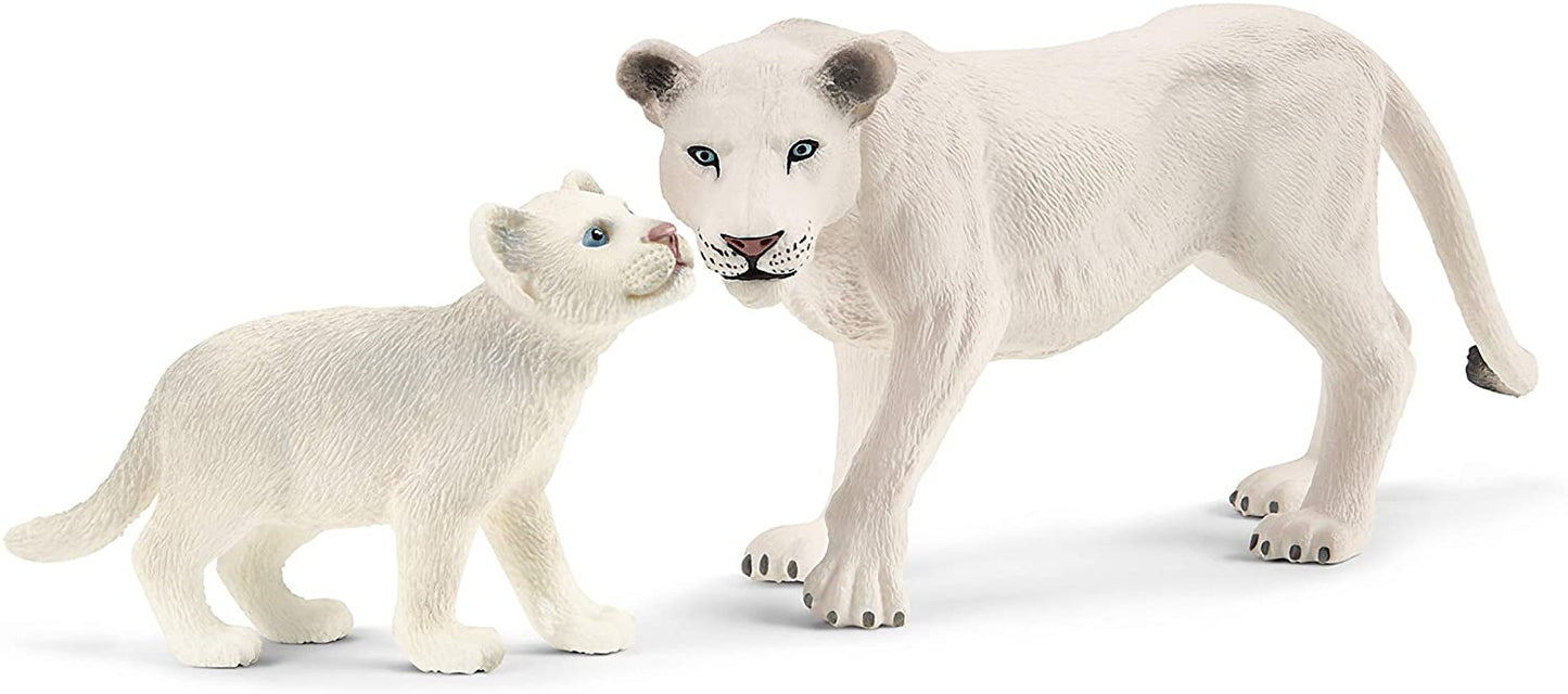 Schleich Wild Animal Figurine Set Lion Mother with Cubs