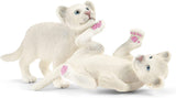 Schleich Wild Animal Figurine Lion Mother with Cubs