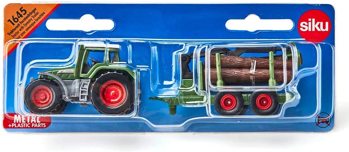 Siku Tractor With Forestry Trailer 1645