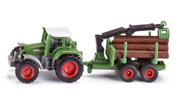 Siku Tractor With Forestry Trailer 1645