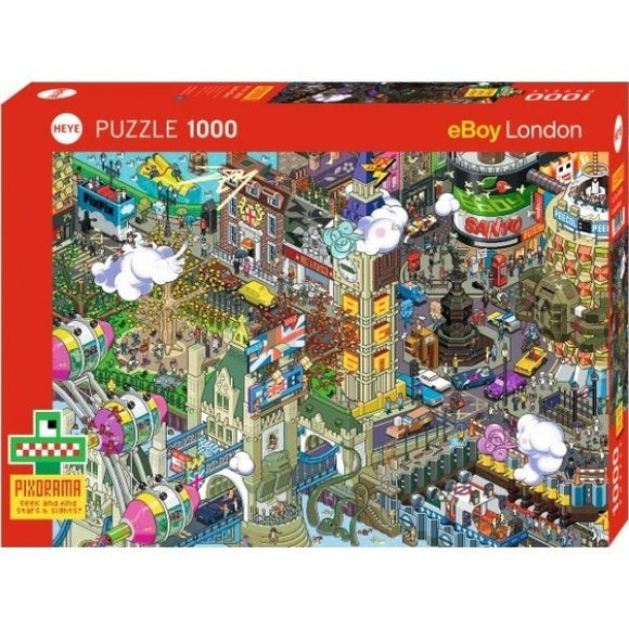 Heye eBoy Pixarama 1000pc Jigsaw Puzzle London Quest