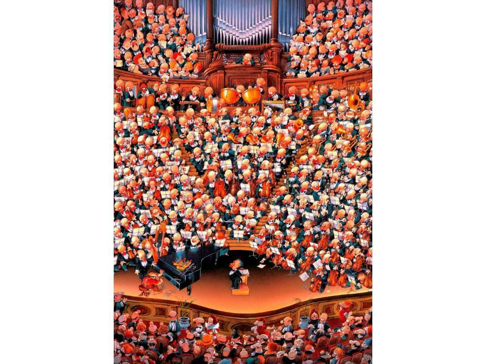 Heye Triangular 2000pc Jigsaw Puzzle Loup Orchestra