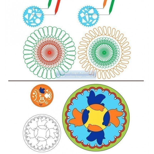 Quercetti Spirogiro Mandala Spiral Art