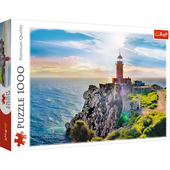 Trefl 1000pc Jigsaw Puzzle Melagavi Lighthouse Greece