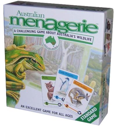 Australian Menagerie, a Challenging Game About Australia's Wildlife Educational Family Strategy Card Game