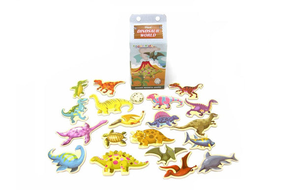 20pc Magnetic Dinosaur World in Milk Carton