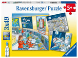 Ravensburger 3x49pc Jigsaw Puzzle Tom & Mia go on a Space Mission