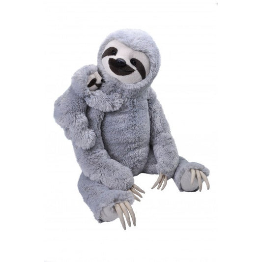 Wild Republic Plush Jumbo Giant Sloth Mother & Baby
