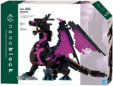 Nanoblock Dragon Purple & Black Deluxe Edition