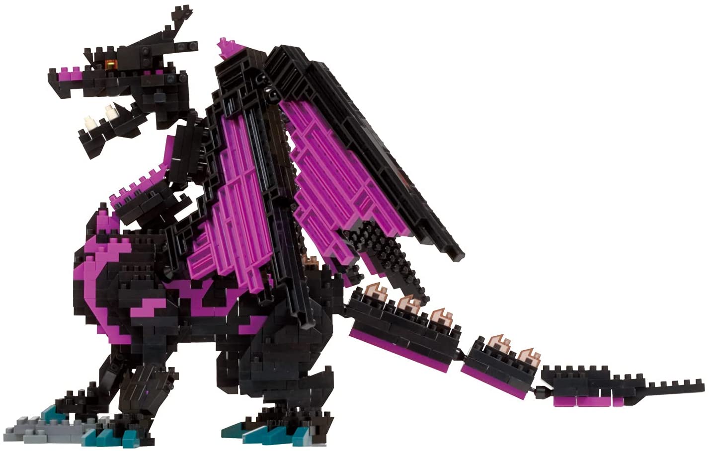 Nanoblock Dragon Purple & Black Deluxe Edition