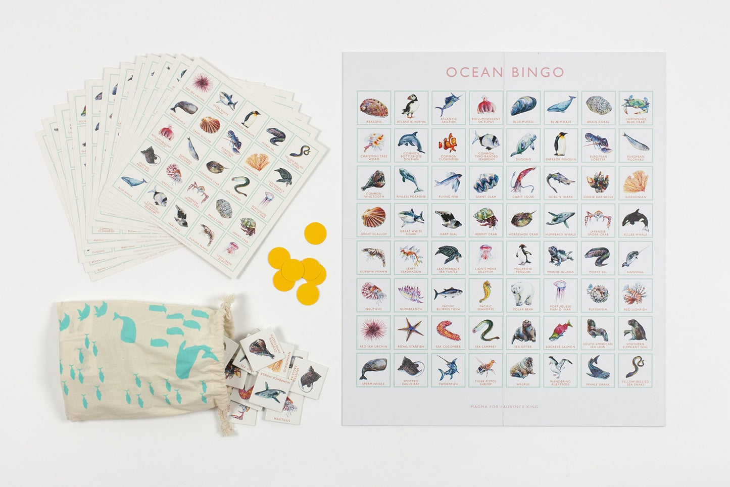 Bingo Board Game Ocean