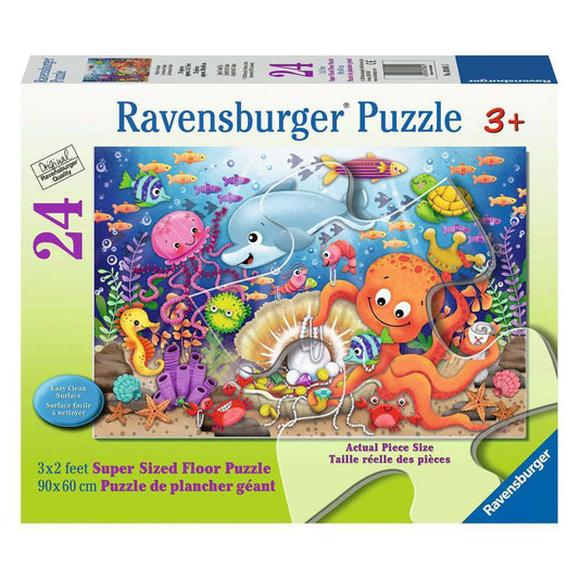 Ravensburger 24pc Giant Floor Jigsaw Puzzle Fishie's Fortune