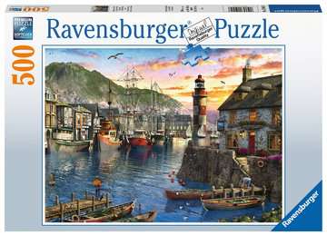 Ravensburger 500pc Jigsaw Puzzle Sunrise At The Port