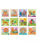 Tooky Toy 222pc Small Pattern Pegs