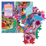 eeBoo 1000pc Jigsaw Puzzle Peacock Garden