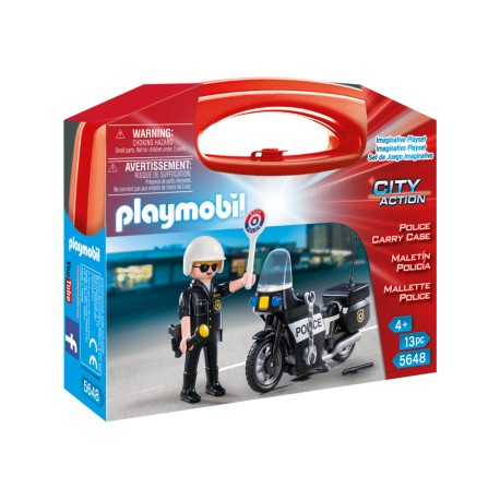 Playmobil City Action Small Carry Case Police