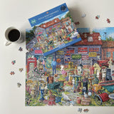 Gibsons 1000pc Jigsaw Puzzle Pots & Penny Farthings Janice Daughters