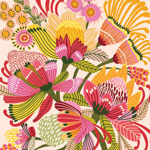 Kirsten Katz Greeting Card Wild Proteas