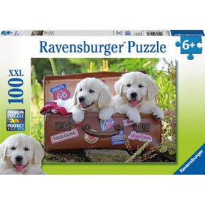 Ravensburger 100pc Jigsaw Puzzle Travelling Pups