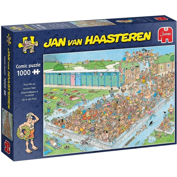 Jan Van Haasteren 1000pc Jigsaw Puzzle Pool Pile-Up