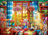 Eurographics 1000pc Jigsaw Puzzle Quilting Craft Room