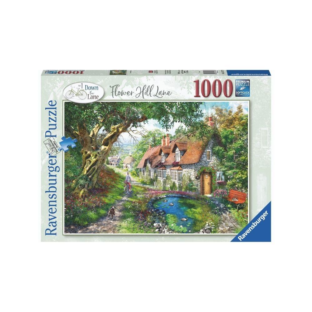 Ravensburger 1000pc Jigsaw Puzzle Flower Hill Lane