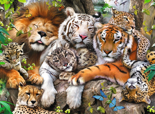 Ravensburger 200pc Jigsaw Puzzle Big Cat Nap