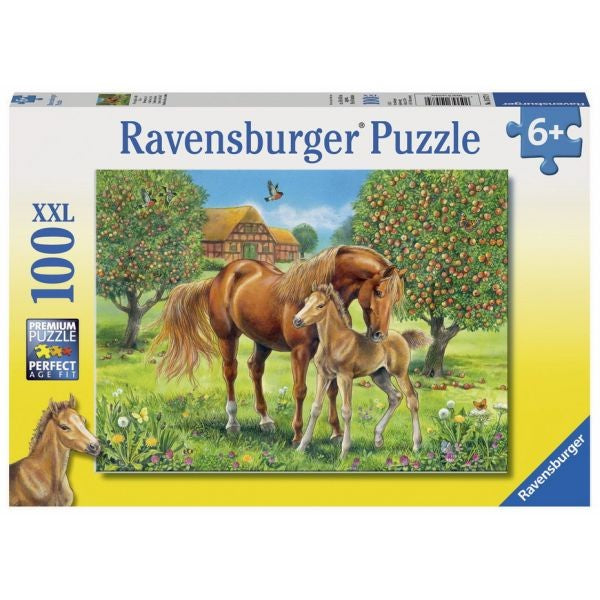 Ravensburger 100pc Jigsaw Puzzle Horses In The Field