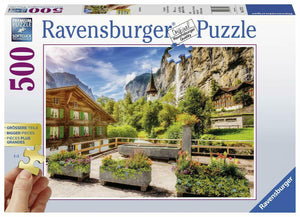 Ravensburger 500pc Jigsaw Puzzle Lauterbrunnen, Switzerland