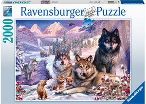Ravensburger 2000pc Jigsaw Puzzle Wolves In Snow