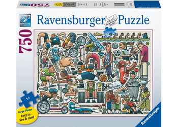 Ravensburger 750pc Jigsaw Puzzle Large Format Athletic Fit