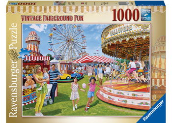 Ravensburger 1000pc Jigsaw Puzzle Vintage Fairground Fun