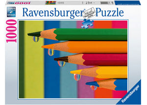 Ravensburger 1000pc Jigsaw Puzzle Coloured Pencils Puzzle