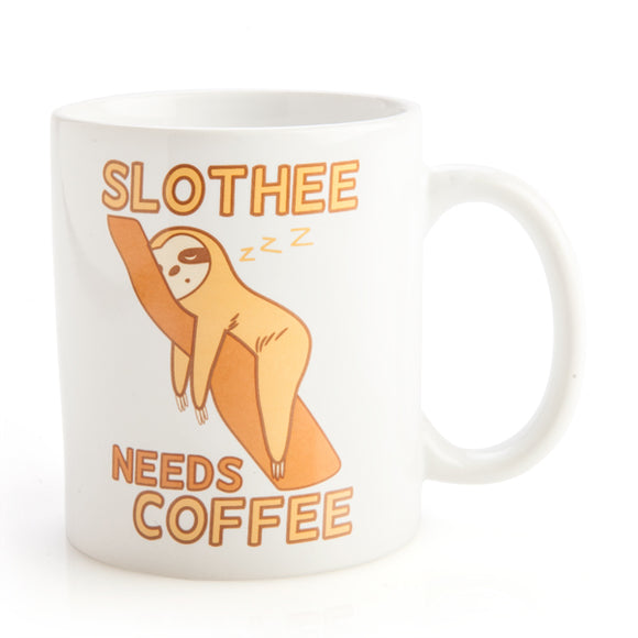 Mug Sloth Needs Coffee