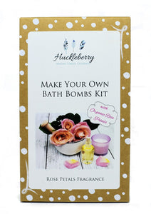 Huckleberry Make Your Own Rose Petals Bath Bombs Kit