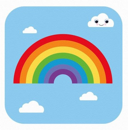 Greeting Card Googly Eyes Rosie Rainbow