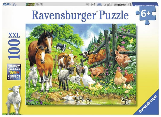Ravensburger 100pc Jigsaw Puzzle Animal Get Together